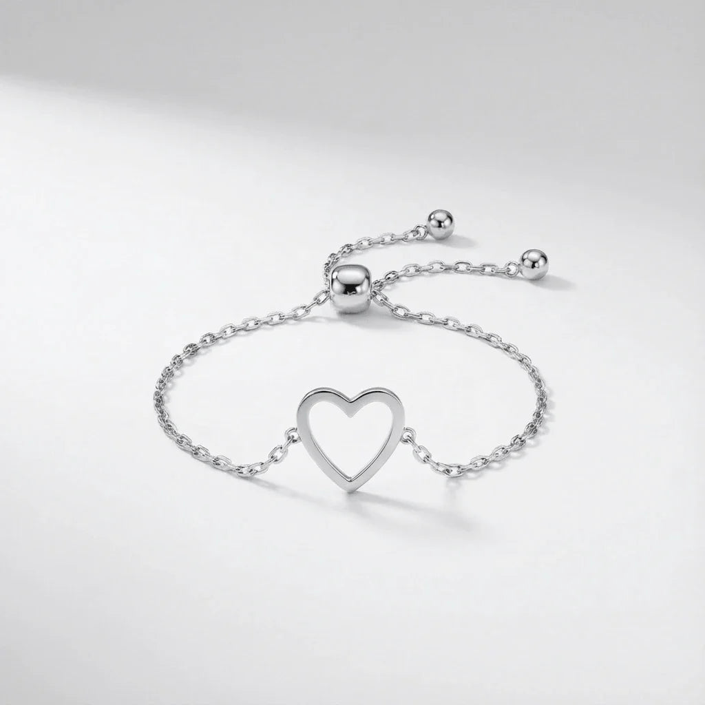 Amora | Moeder-Dochter Hartarmband Set